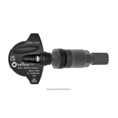 HSV OE Replacement TPMS Sensor - OE P/N 13581558 Freq 315Mhz Tire Pressure Monitoring System X8PH650 Metal Valve Stem - Dark Gray