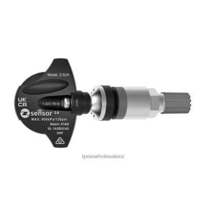 Alpine OE Replacement TPMS Sensor - OE P/N 407003VU0A Freq 433Mhz TPMS Sensor NZ X8PH131 Metal Valve Stem - Silver